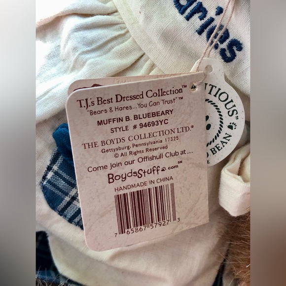 Gen-yoo-wine BOYDS “Muffin B. Bluebeary” - Picture 4 of 11